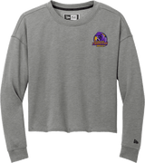 Youngstown Phantoms New Era Ladies Tri-Blend Fleece Crop Crew