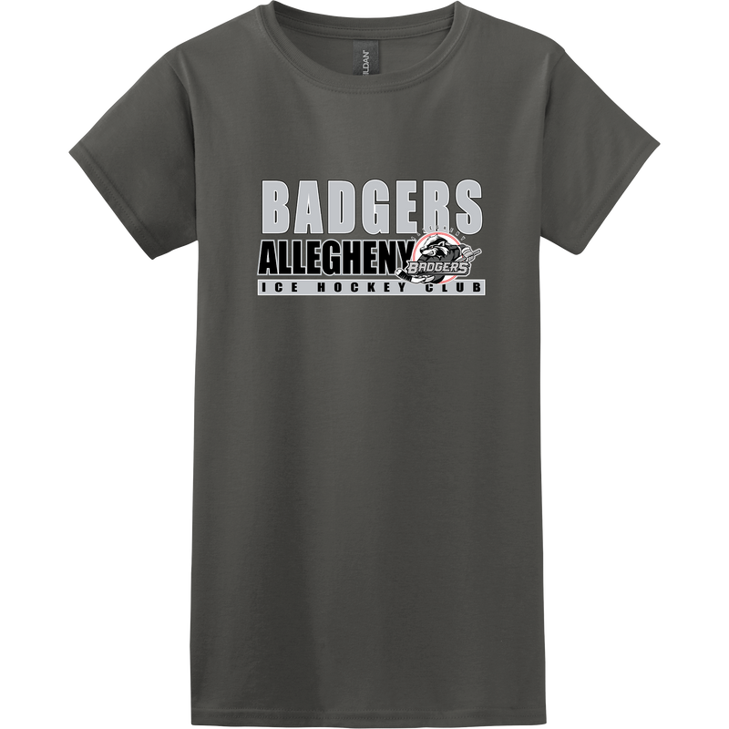 Allegheny Badgers Softstyle Ladies' T-Shirt