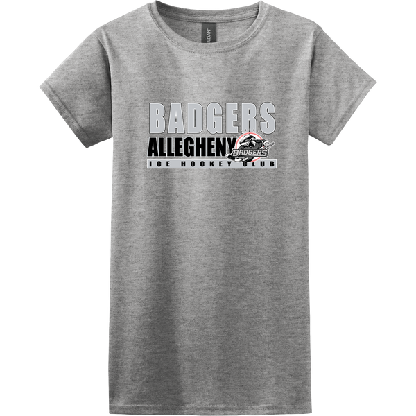 Allegheny Badgers Softstyle Ladies' T-Shirt