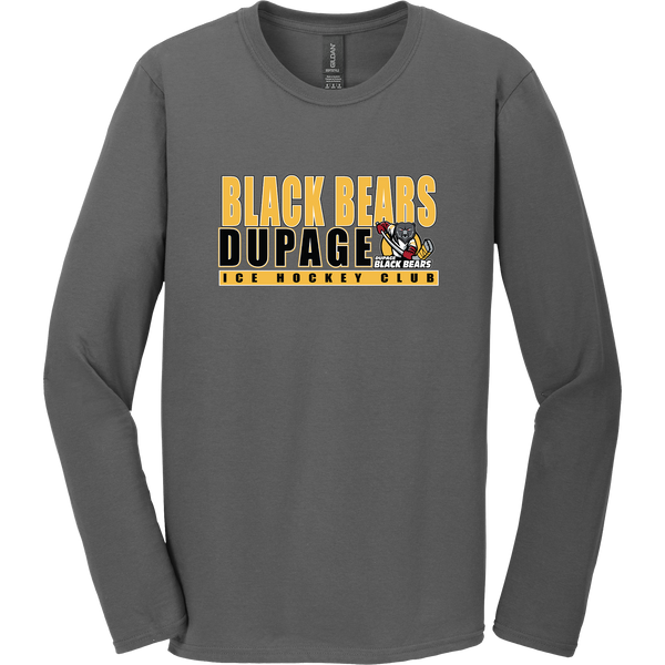 Dupage Black Bears Softstyle Long Sleeve T-Shirt