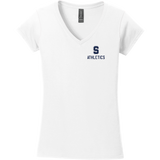 Midd South Athletics Softstyle Ladies Fit V-Neck T-Shirt