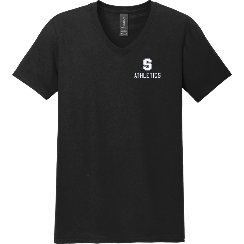 Midd South Athletics Softstyle V-Neck T-Shirt