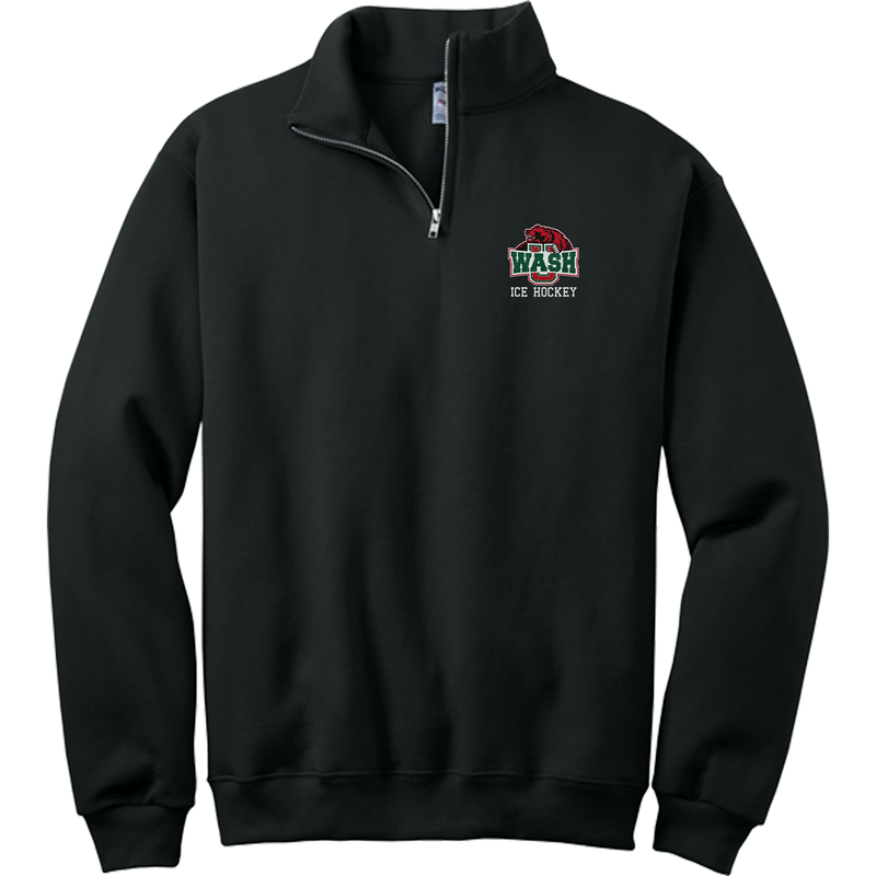 Wash U NuBlend 1/4-Zip Cadet Collar Sweatshirt