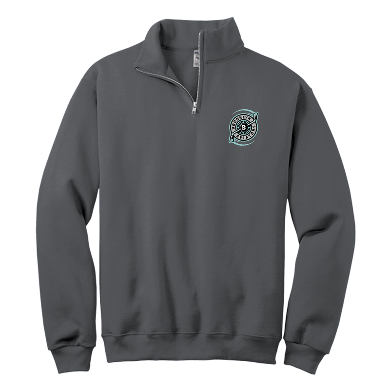 Brooklyn Aviators NuBlend 1/4-Zip Cadet Collar Sweatshirt