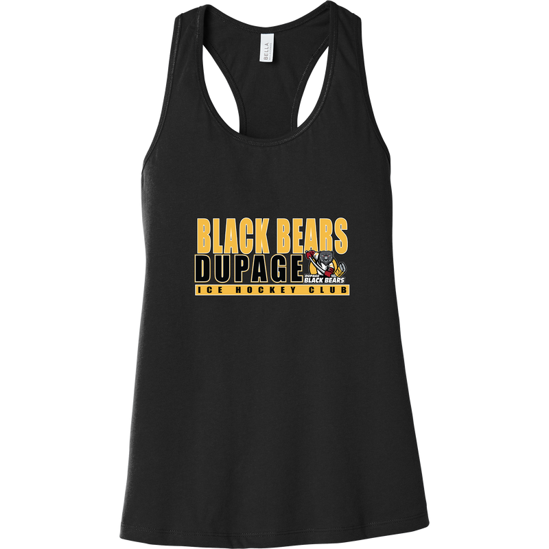 Dupage Black Bears Womens Jersey Racerback Tank