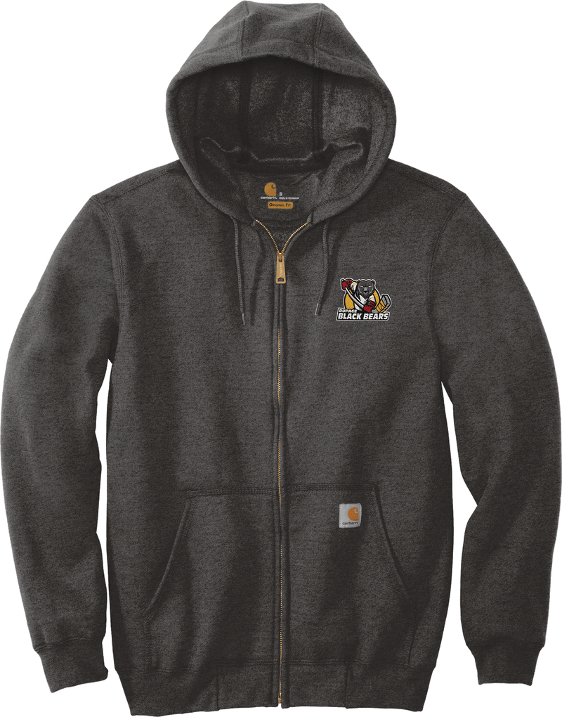 Dupage Black Bears Carhartt Midweight Hooded Zip-Front Sweatshirt