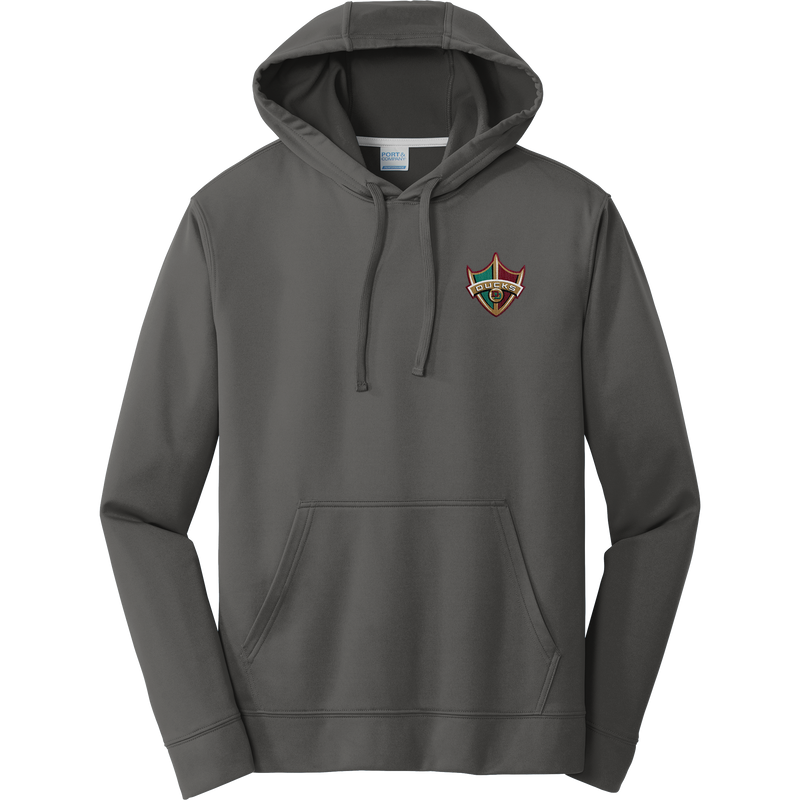 Delaware Ducks Performance Fleece Pullover Hooded Sweatshirt