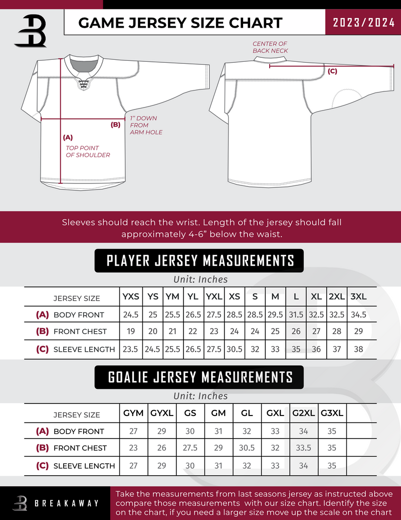 Mon Valley Thunder Youth Goalie Hybrid Jersey