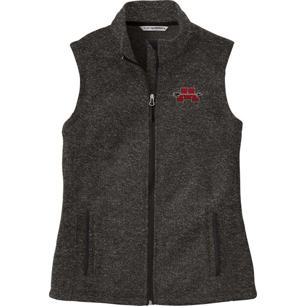 Mercer Arrows Ladies Sweater Fleece Vest