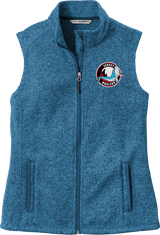 Jersey Shore Whalers Ladies Sweater Fleece Vest