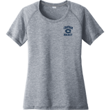 Chatham Hockey Ladies PosiCharge Tri-Blend Wicking Scoop Neck Raglan Tee