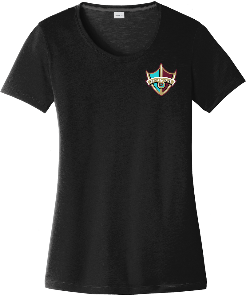 Delaware Ducks Ladies PosiCharge Competitor Cotton Touch Scoop Neck Tee