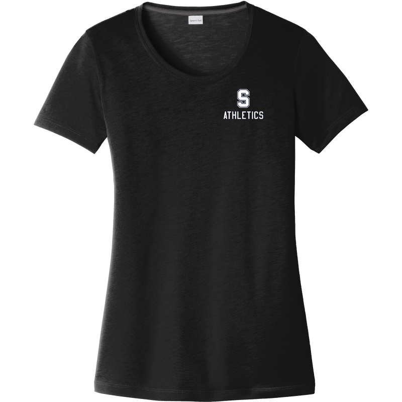 Midd South Athletics Ladies PosiCharge Competitor Cotton Touch Scoop Neck Tee