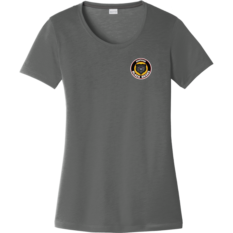 Dupage Black Bears Ladies PosiCharge Competitor Cotton Touch Scoop Neck Tee