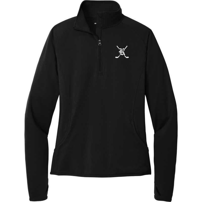 Randolph Middle School Ladies Sport-Wick Stretch 1/4-Zip Pullover