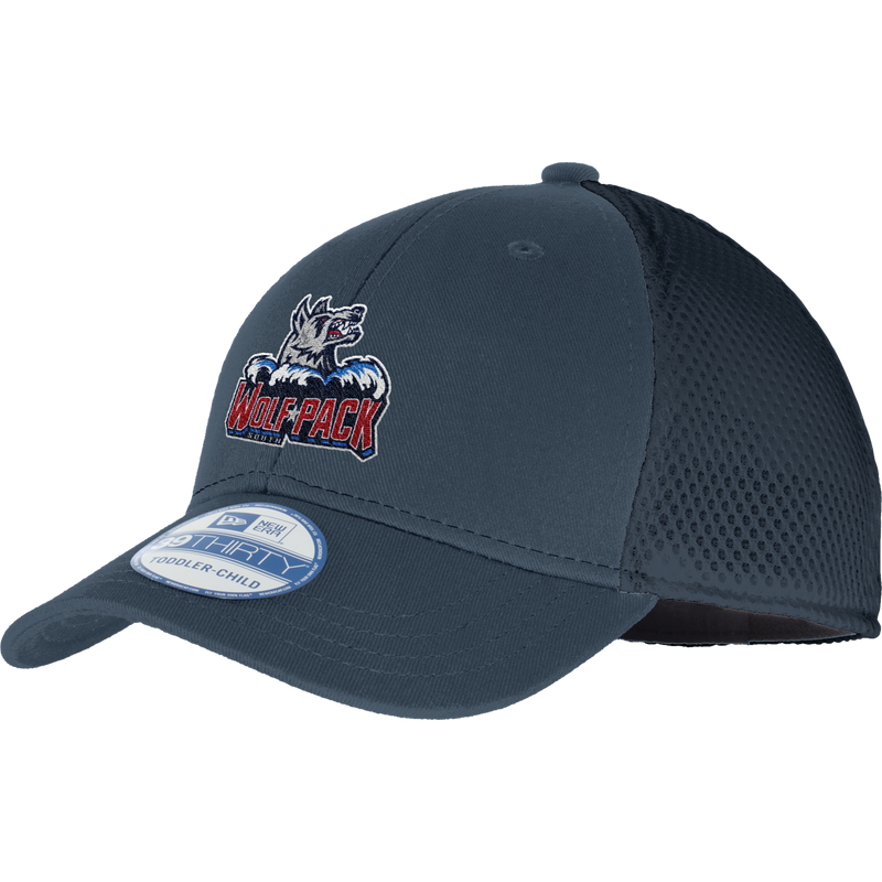 CT Wolfpack South New Era Youth Stretch Mesh Cap