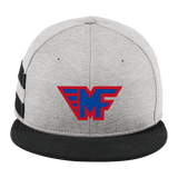 Mid-Fairfield New Era Shadow Heather Striped Flat Bill Snapback Cap