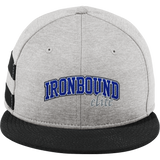 Ironbound New Era Shadow Heather Striped Flat Bill Snapback Cap