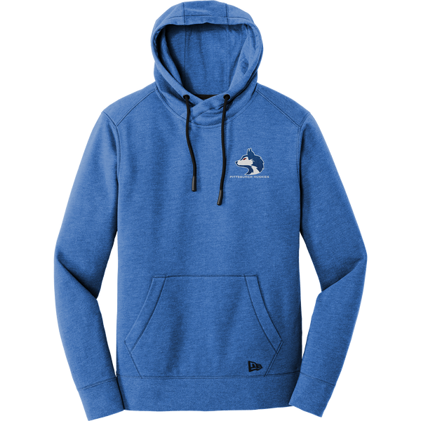 Pittsburgh Huskies New Era Tri-Blend Fleece Pullover Hoodie