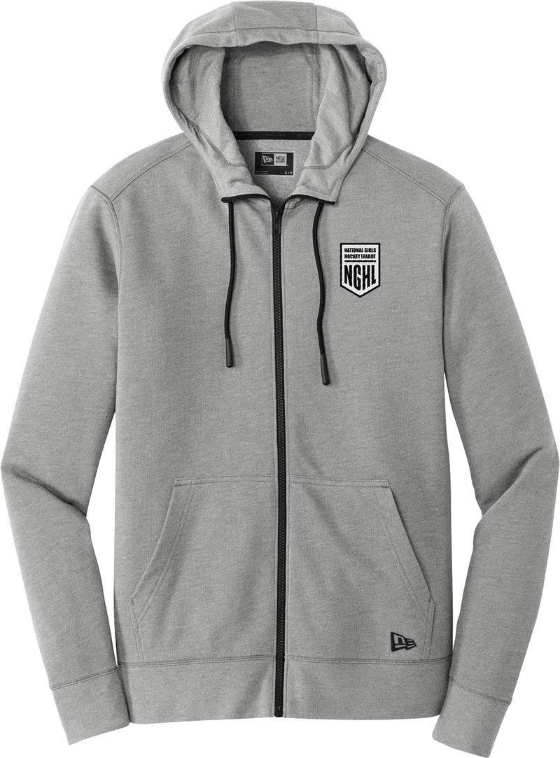 NGHL New Era Tri-Blend Fleece Full-Zip Hoodie