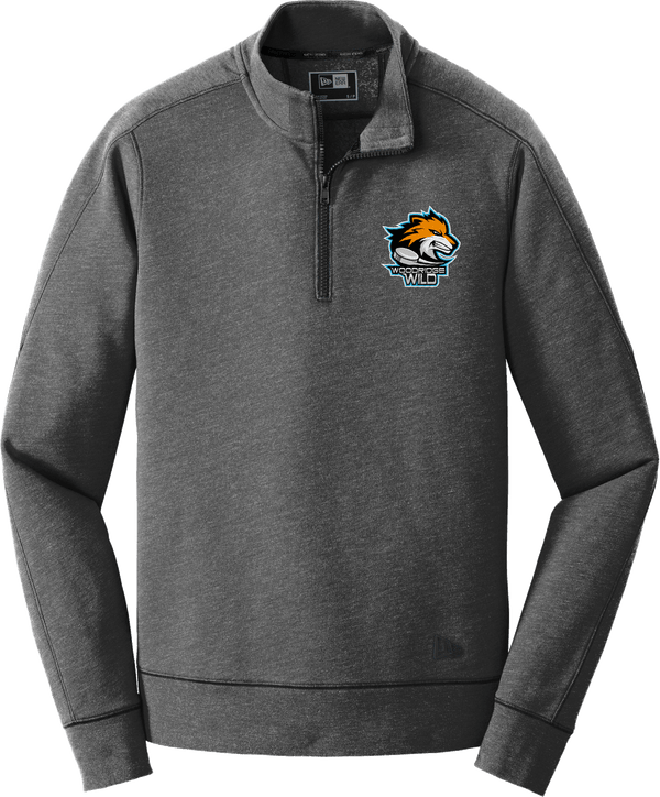 Woodridge Wild New Era Tri-Blend Fleece 1/4-Zip Pullover