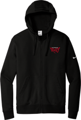 York Devils Nike Club Fleece Sleeve Swoosh Full-Zip Hoodie