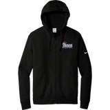 Secaucus Patriots Nike Club Fleece Sleeve Swoosh Full-Zip Hoodie