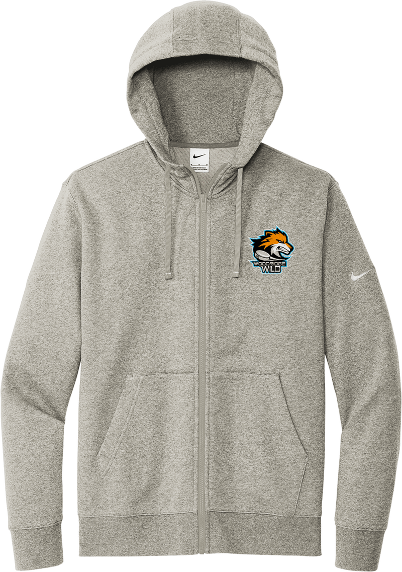 Woodridge Wild Nike Club Fleece Sleeve Swoosh Full-Zip Hoodie