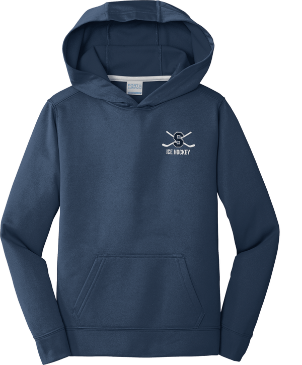 Midd South Hockey Youth Performance Fleece Pullover Hooded Sweatshirt