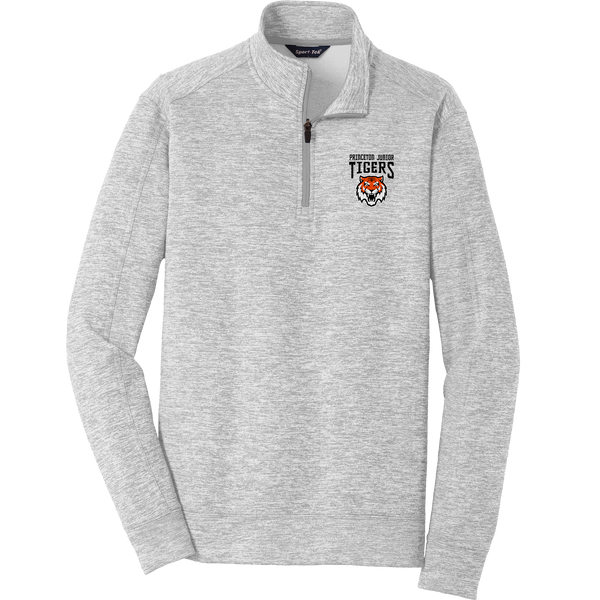 Princeton Jr. Tigers PosiCharge Electric Heather Fleece 1/4-Zip Pullover