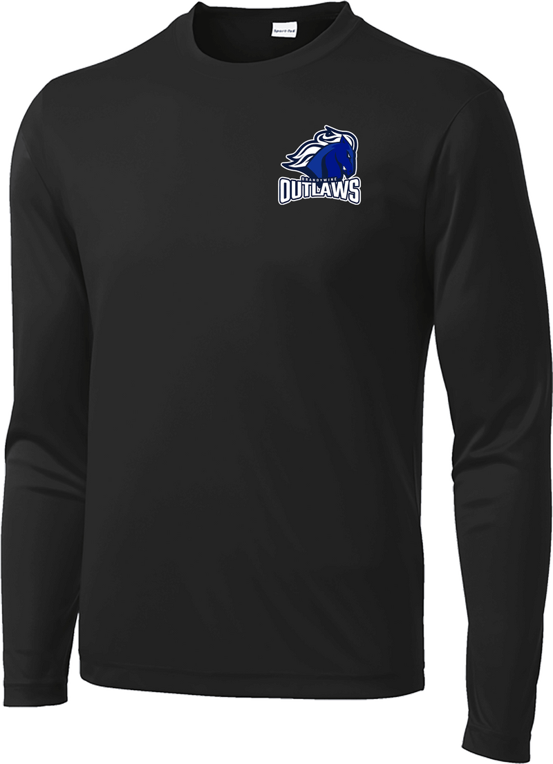 Brandywine Outlaws Long Sleeve PosiCharge Competitor Tee