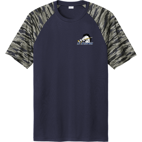 Mid-State Mustangs Drift Camo Colorblock Tee