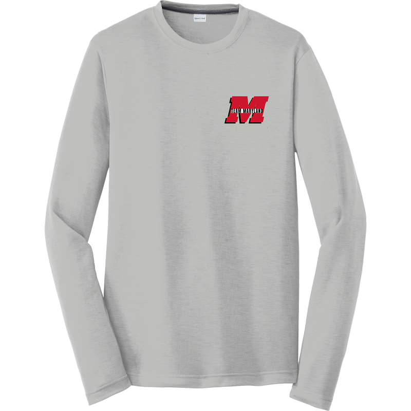 Team Maryland Long Sleeve PosiCharge Competitor Cotton Touch Tee