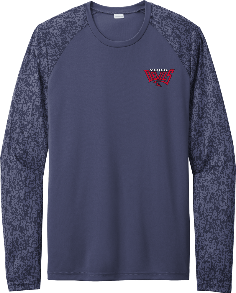 York Devils Long Sleeve Digi Camo Tee