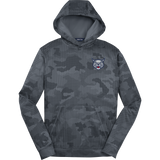 CT Bobcats Youth Sport-Wick CamoHex Fleece Hooded Pullover