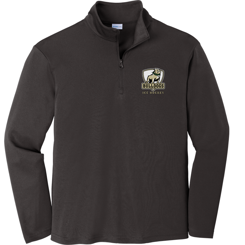 HVM Bulldogs Youth PosiCharge Competitor 1/4-Zip Pullover